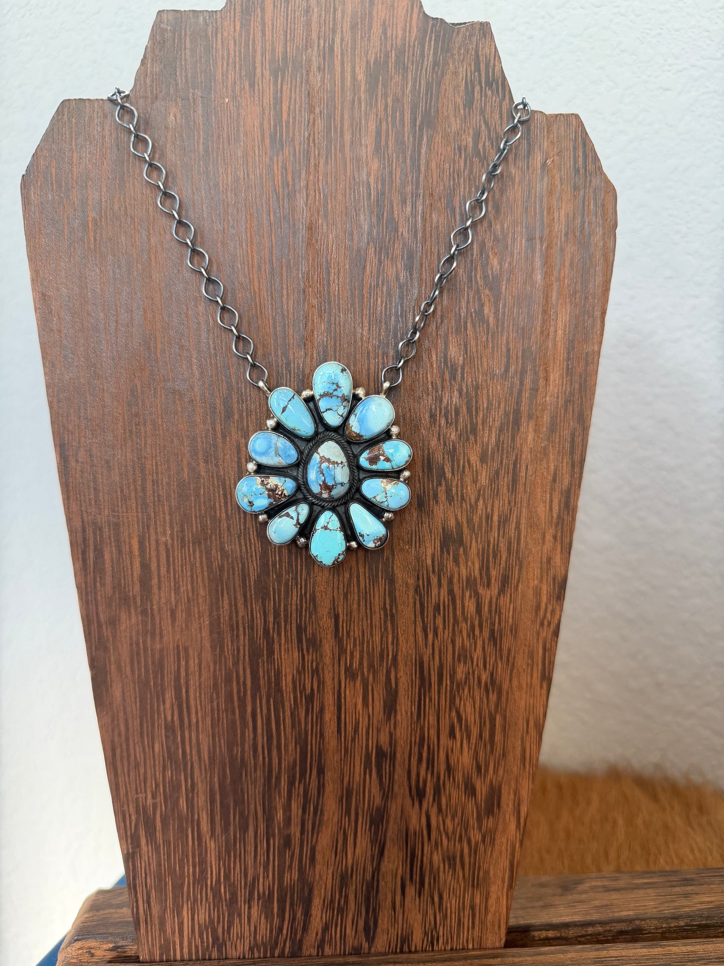 Golden Hills Cluster Necklace