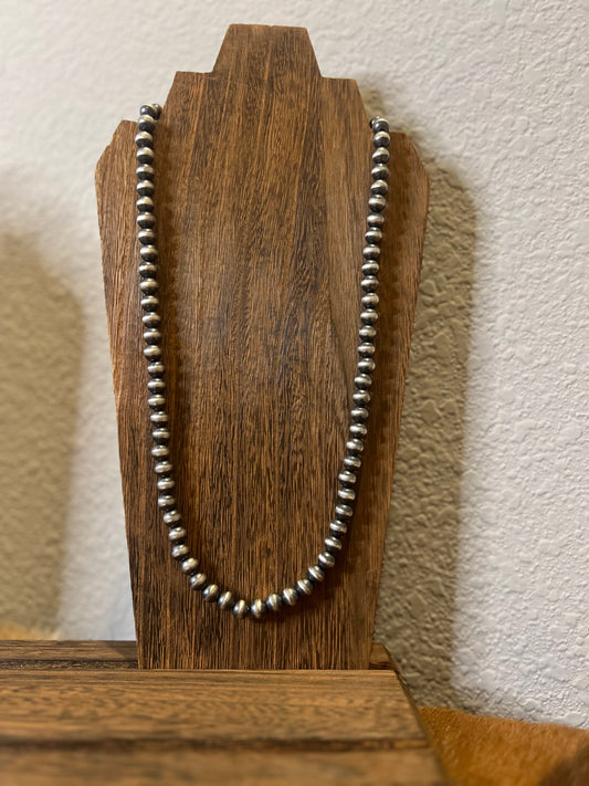 8mm Sterling Silver Pearls