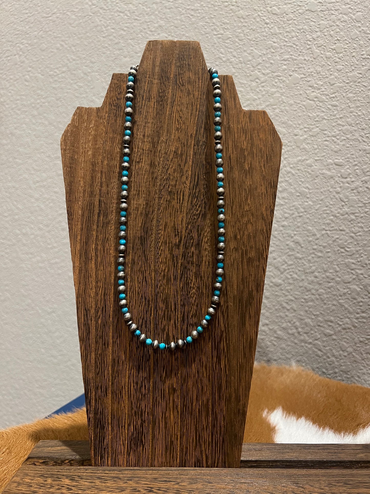 Turquoise Machine Made Pearls