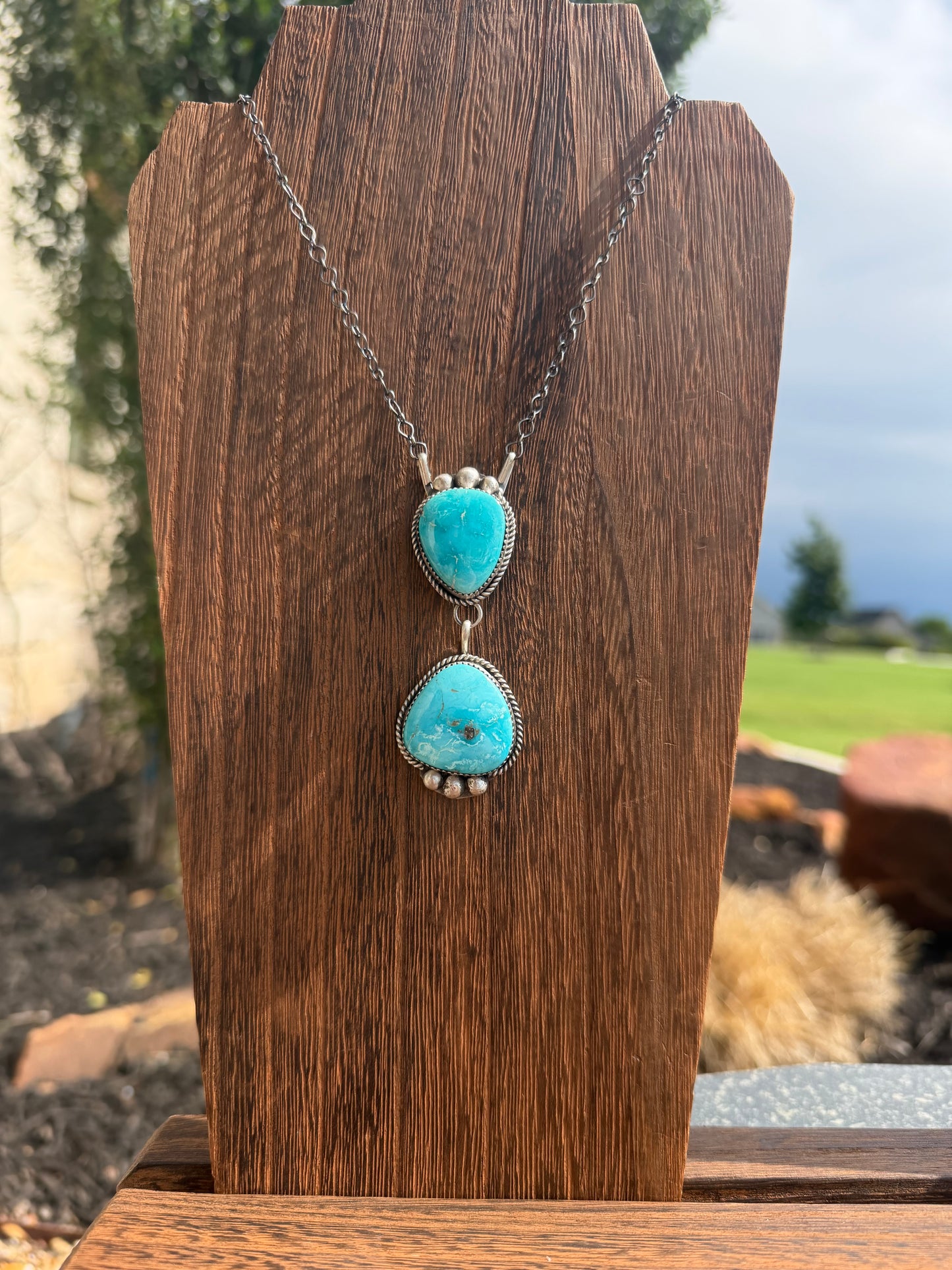 Sonoran Gold Two Stone Necklace