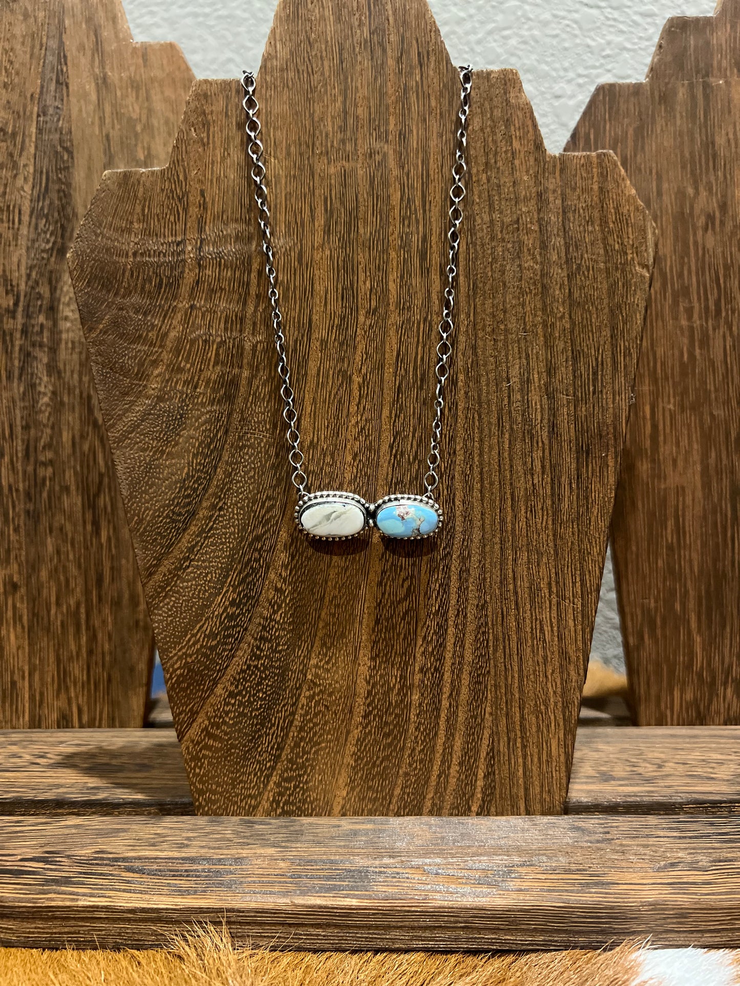 White Buffalo & Golden Hills Necklace
