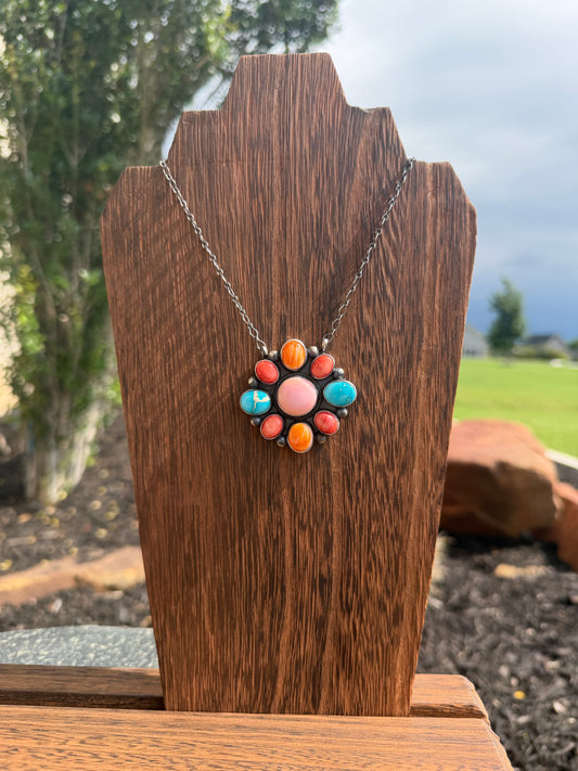 Multi Stone Necklace