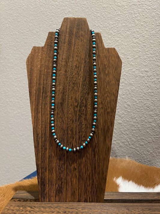 Turquoise Machine Made Pearls