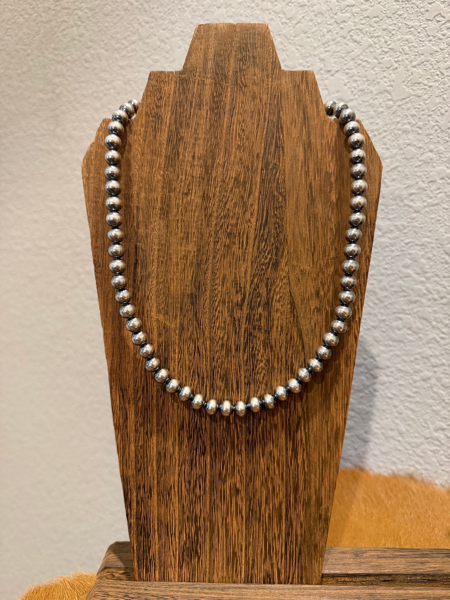 8mm Sterling Silver Pearls