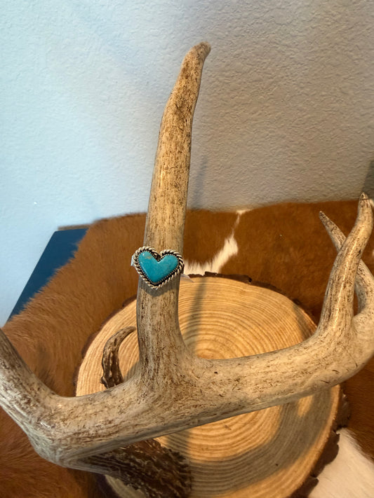 Kingman Small Heart Ring