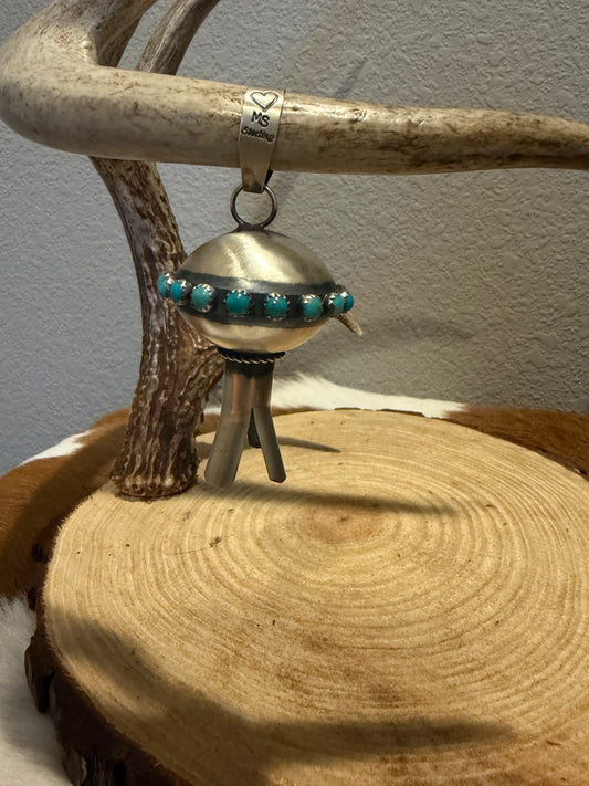 Kingman Large Blossom Pendant