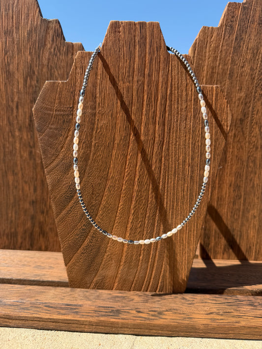 Multi Colored Freshwater Pearl Necklace